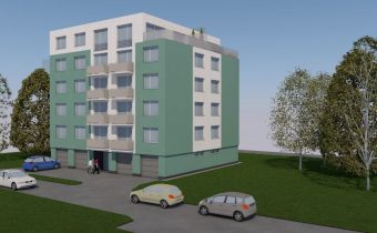 Nadstavba bytového domu Prešov – štúdia 2019