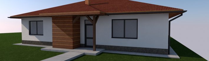 Projekt novostavby rodinného domu – Hervartov 2018